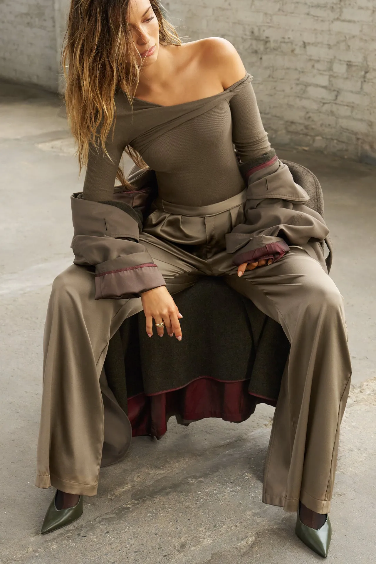 Relaxed Silk Trouser sold by Joah Brown product image thumbnail 4