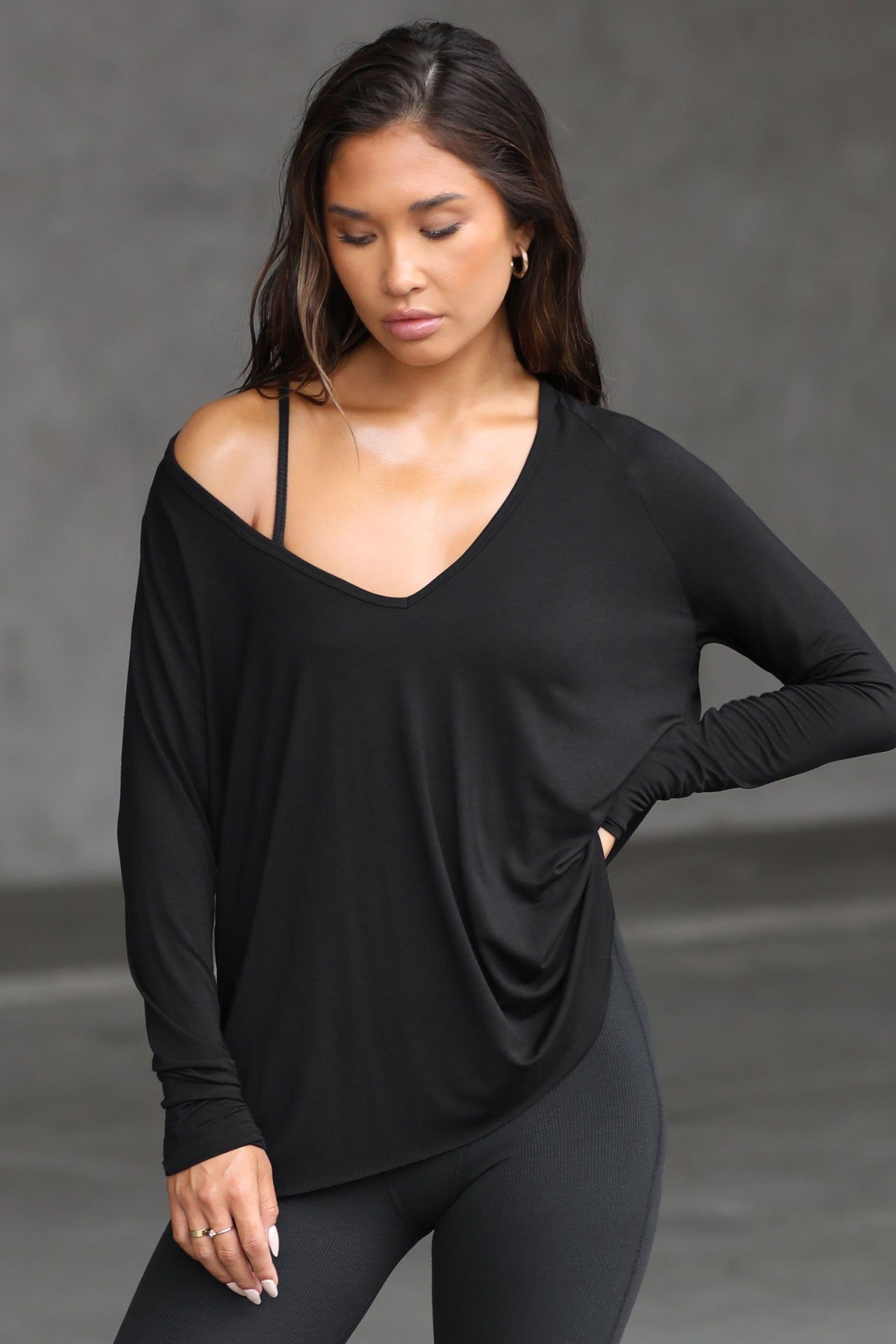 Relaxed V Neck Long Sleeve sold by Joah Brown product image thumbnail 4