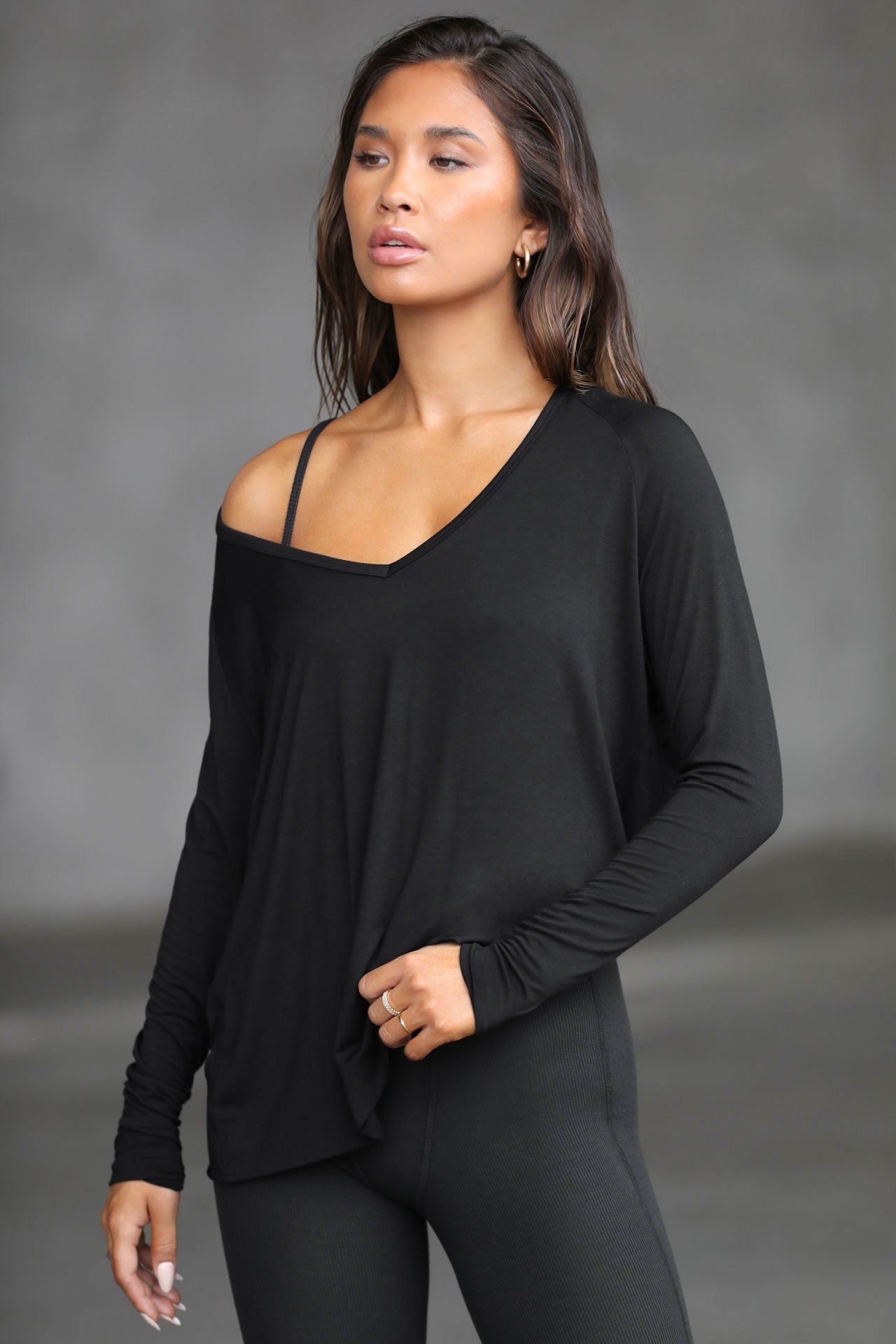 Relaxed V Neck Long Sleeve sold by Joah Brown product image thumbnail 3
