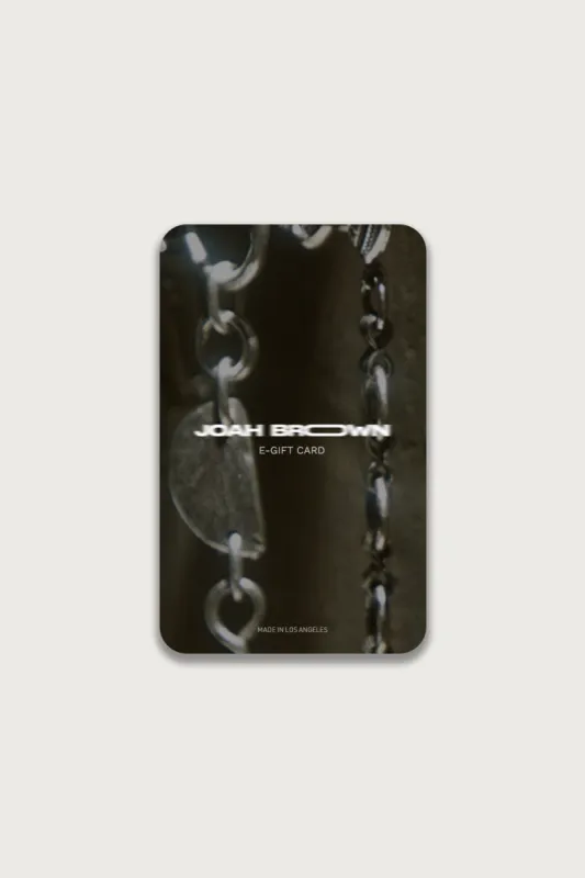 Gift card sold by Joah Brown