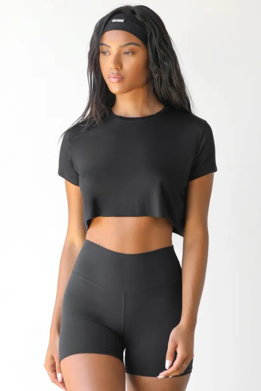 Deconstructed Crop Tee sold by Joah Brown