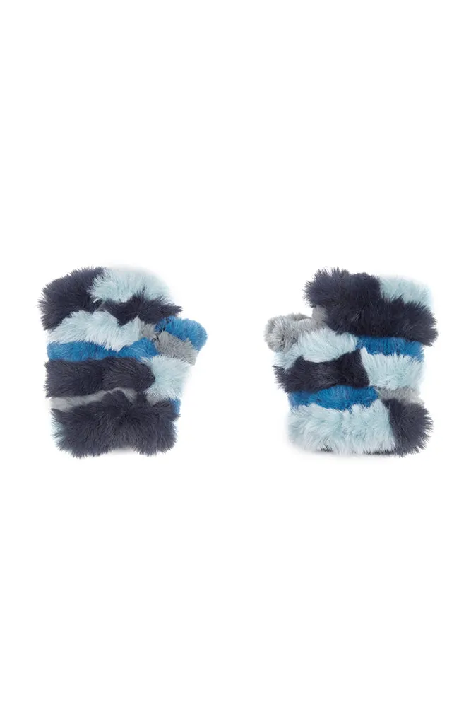 Mandy Mittens Blue Multi sold by jocelyn