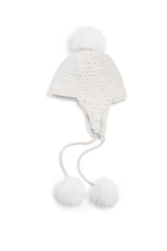 The Grossinger Trapper Hat- Ivory sold by jocelyn