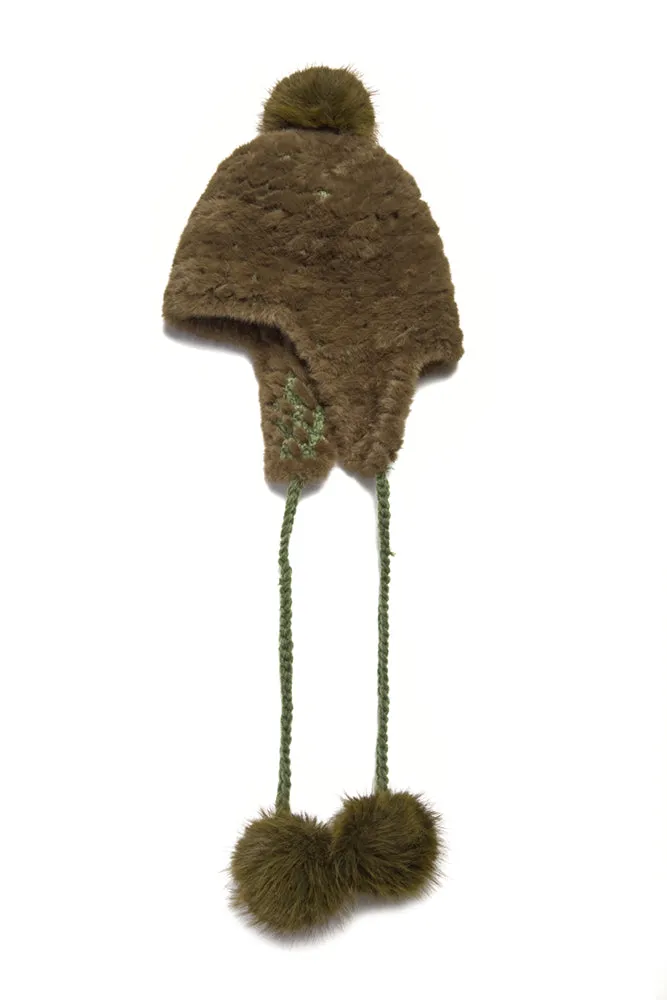 Olive Grossinger Trapper Hat sold by jocelyn