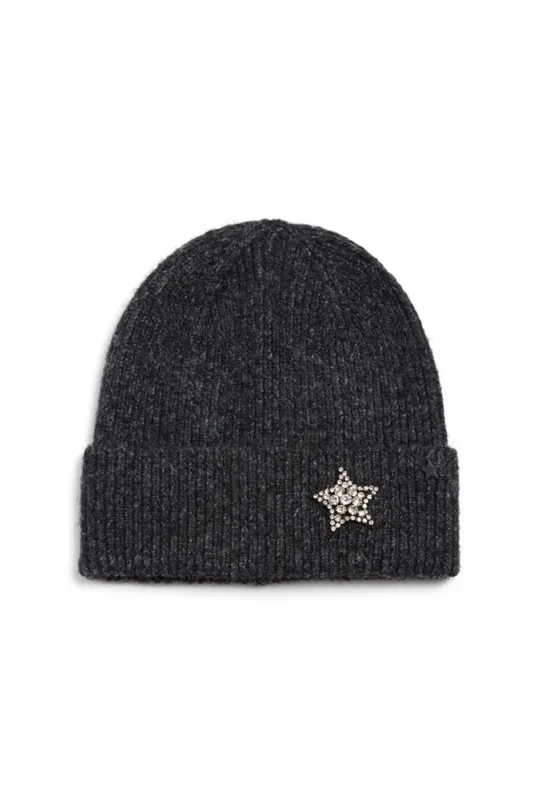 The Charcoal Moonlight Knit Hat made by jocelyn