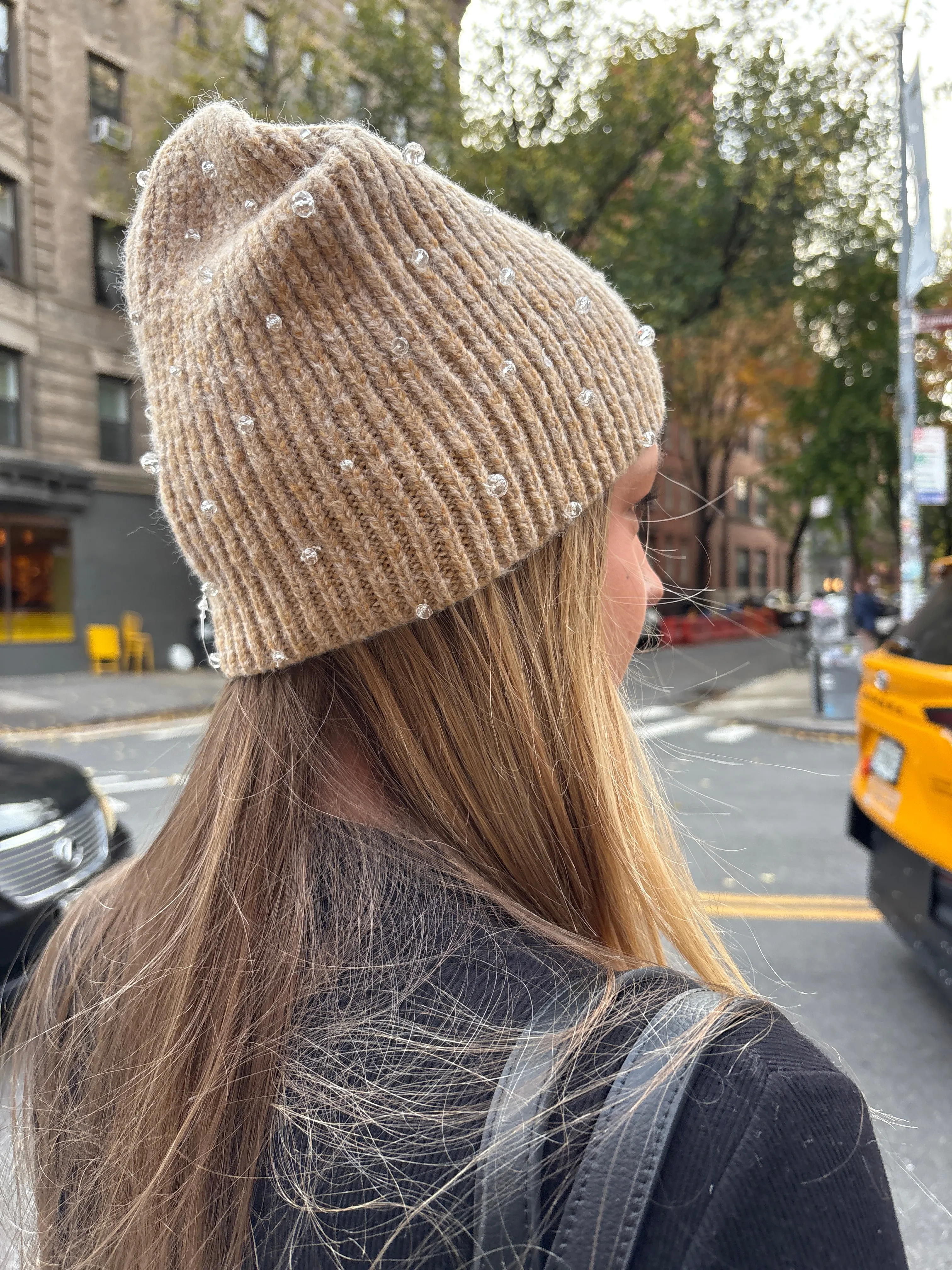 The Chamonix Knit Hat Camel sold by jocelyn product image thumbnail 4
