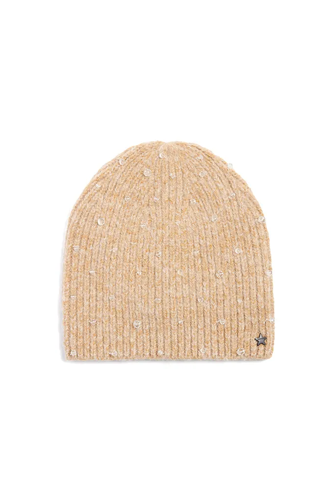 The Chamonix Knit Hat Camel sold by jocelyn