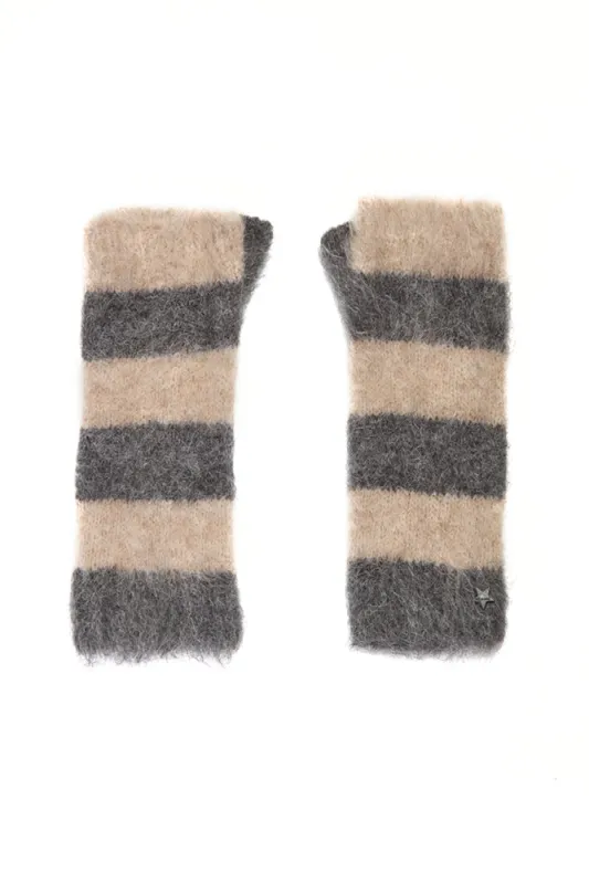 The Julie Colorblock Knit Gloves sold by jocelyn