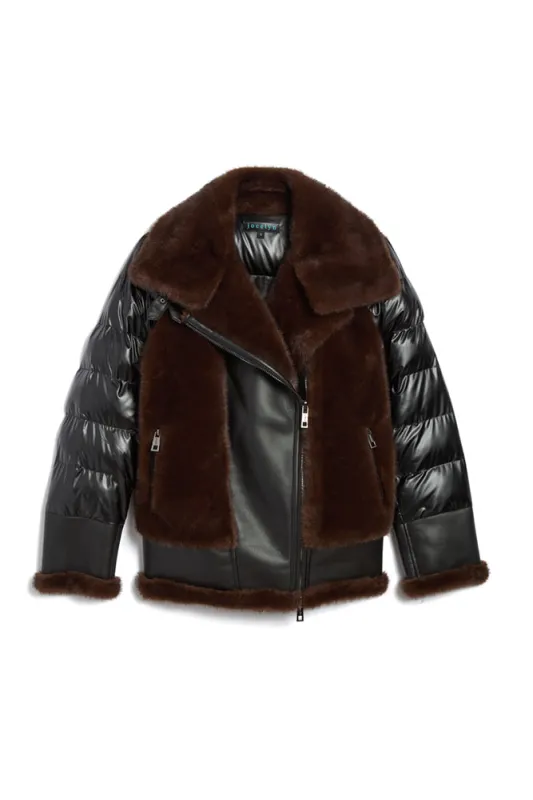 The Sedgwick Faux Mink Jacket sold by jocelyn