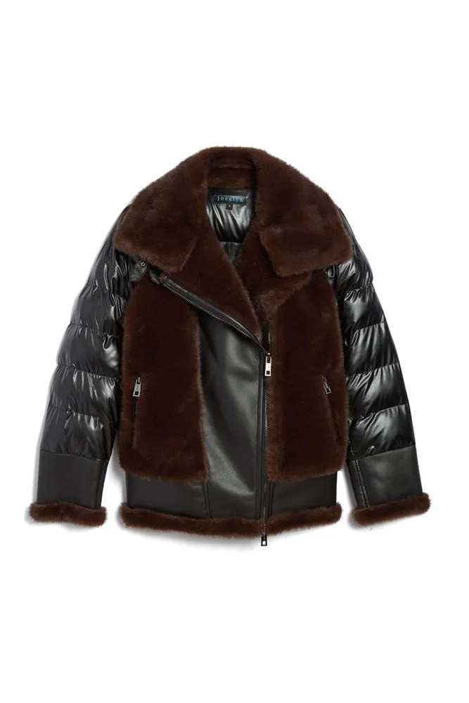 The Sedgwick Faux Mink Jacket sold by jocelyn