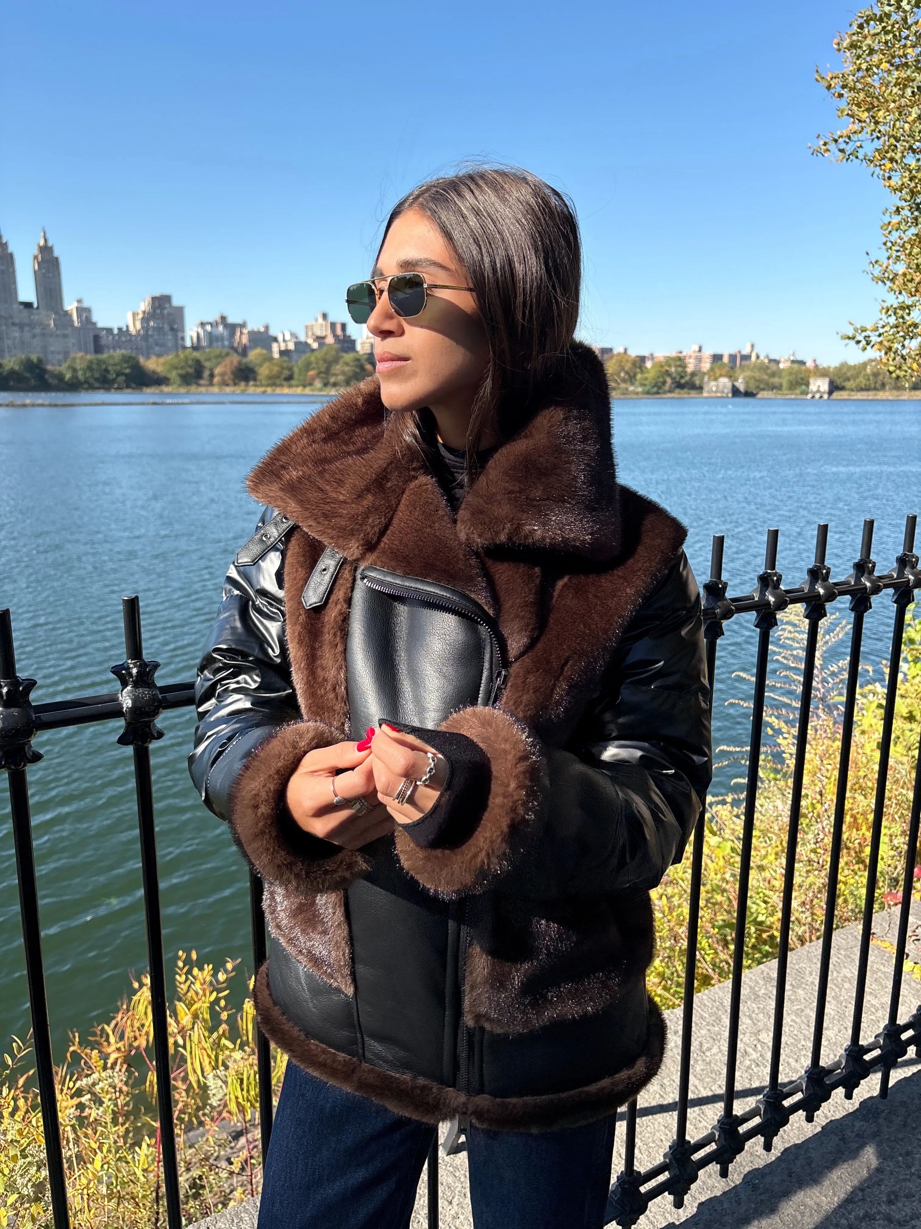 The Sedgwick Faux Mink Jacket sold by jocelyn product image thumbnail 3