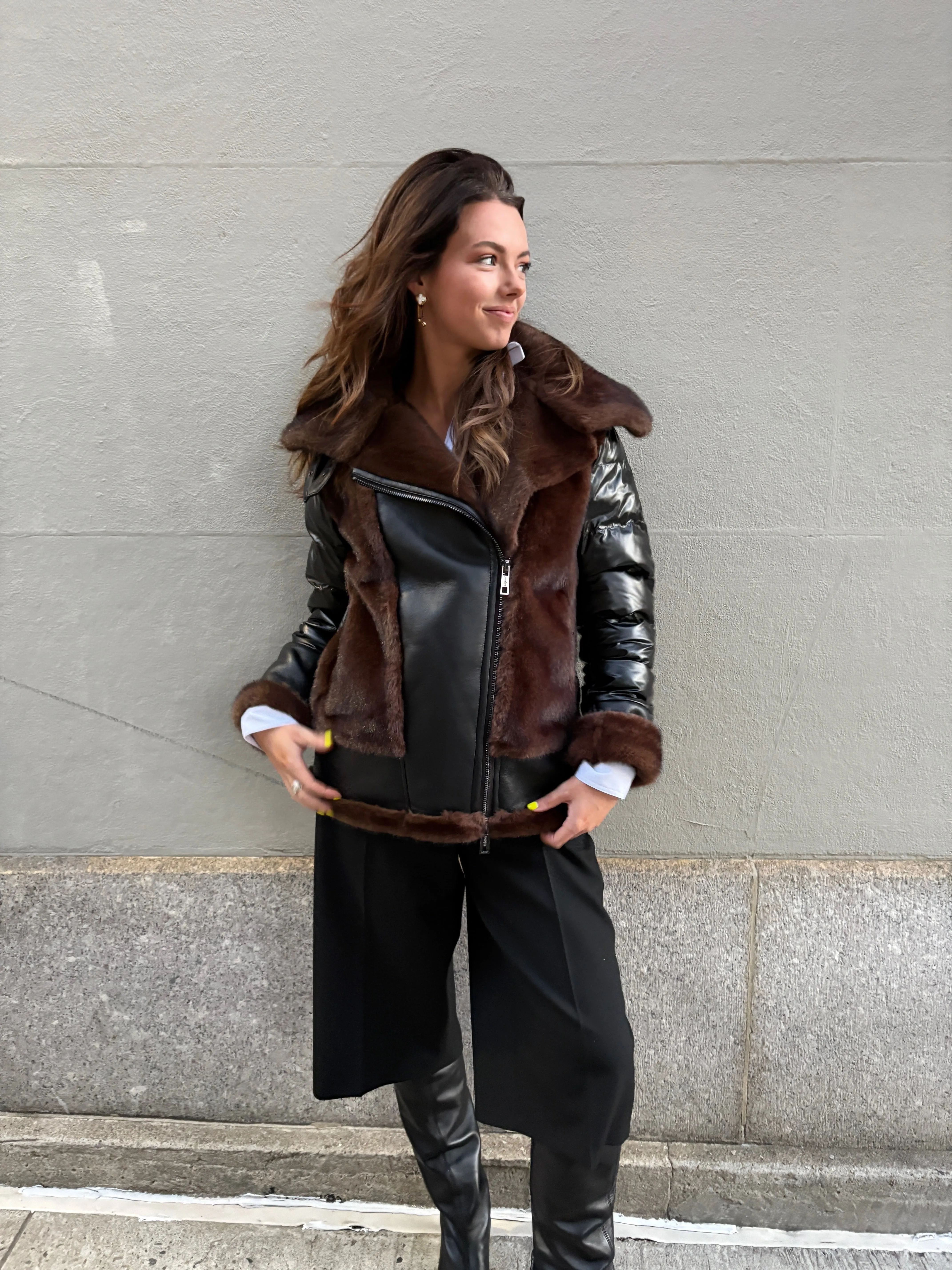 The Sedgwick Faux Mink Jacket sold by jocelyn product image thumbnail 2