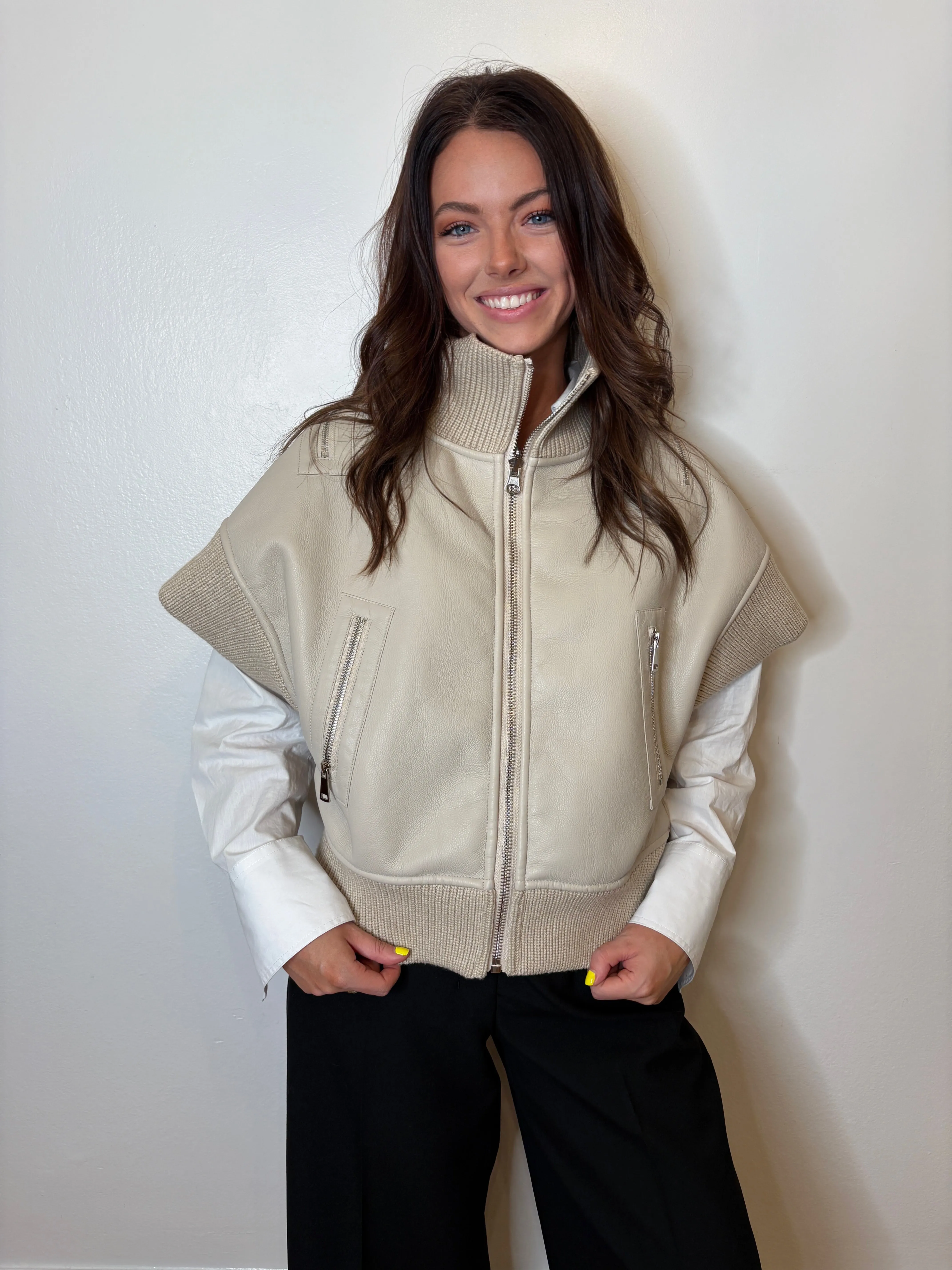 The Jill Bomber Vest sold by jocelyn product image thumbnail 2