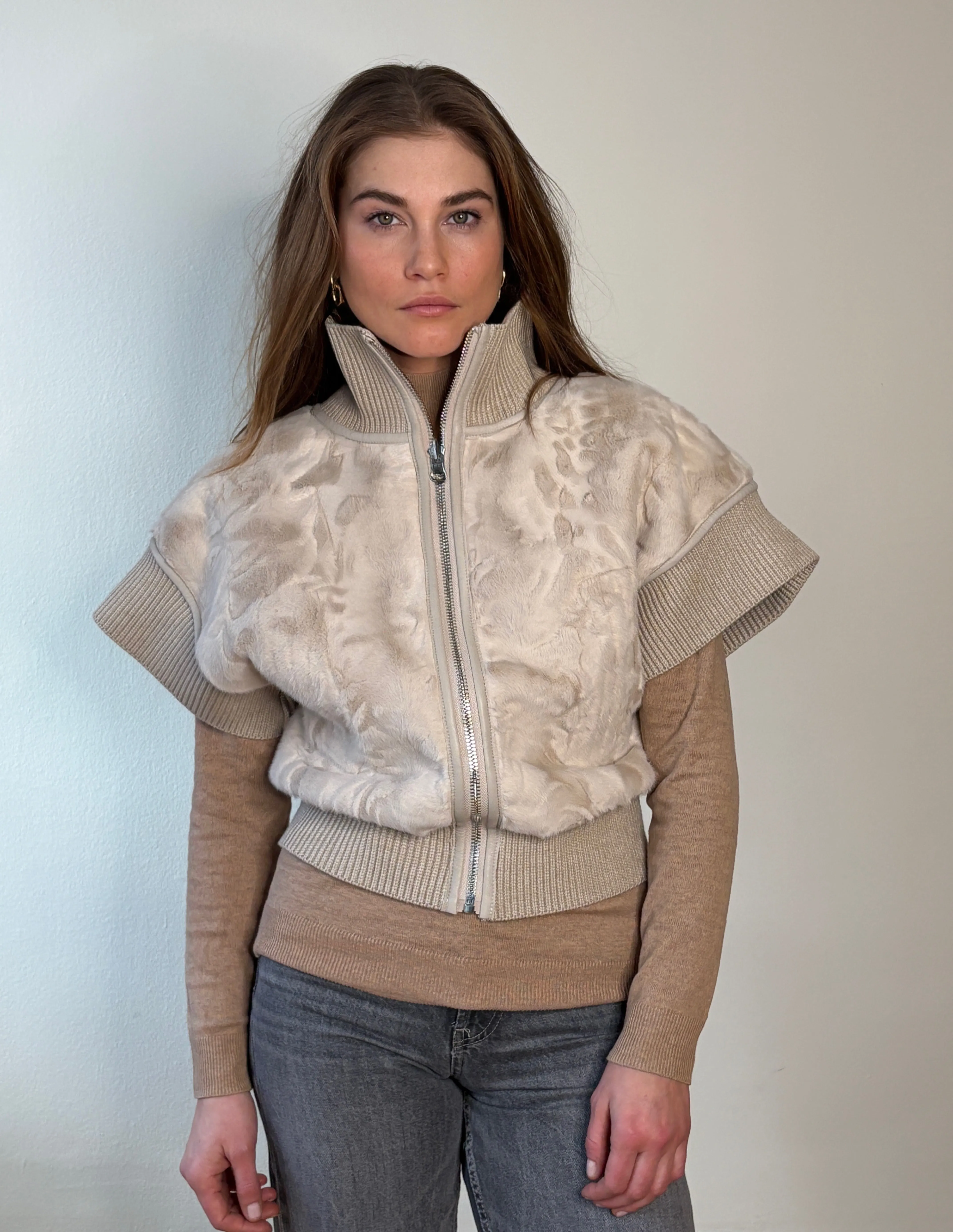 The Jill Bomber Vest sold by jocelyn product image thumbnail 3