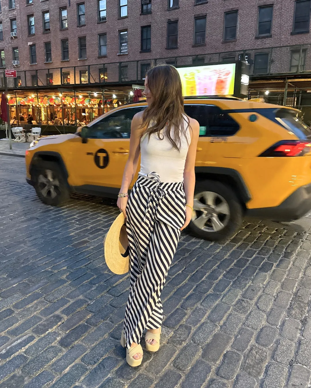 The St. Tropez Printed Stripe Pants sold by jocelyn product image thumbnail 4
