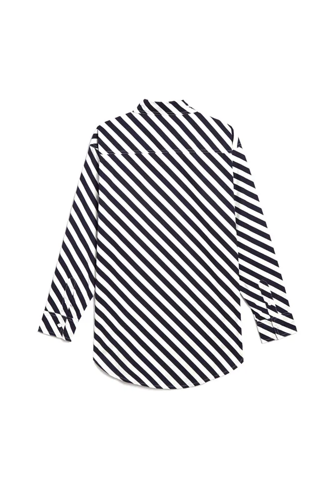 The St. Tropez Striped Oversized Shirt sold by jocelyn product image thumbnail 5
