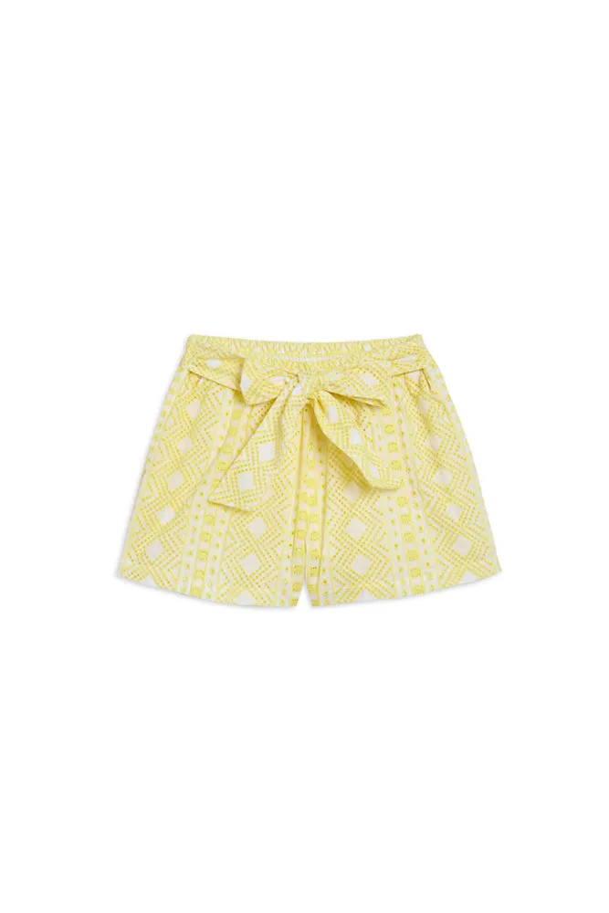 The Capri Eyelet Shorts with Bow sold by jocelyn product image thumbnail 5