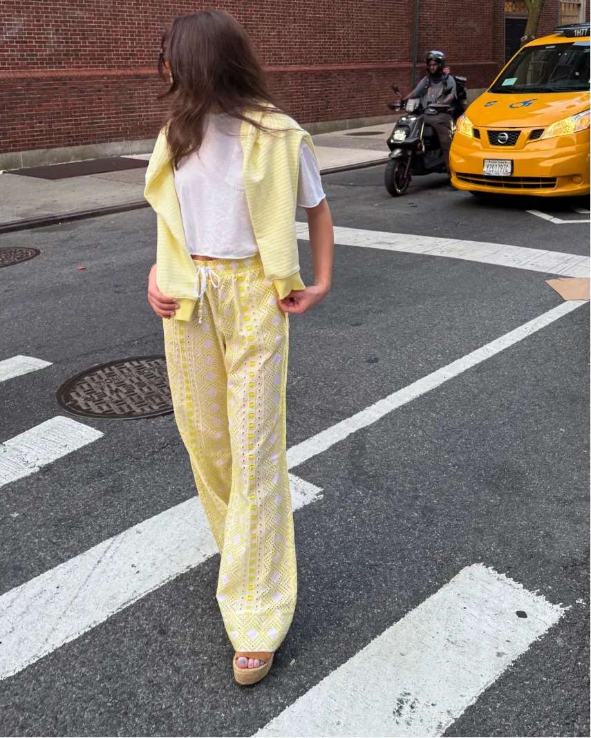 The Capri Eyelet Pants sold by jocelyn product image thumbnail 5