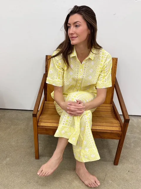 The Capri Eyelet Pants sold by jocelyn product image thumbnail 2