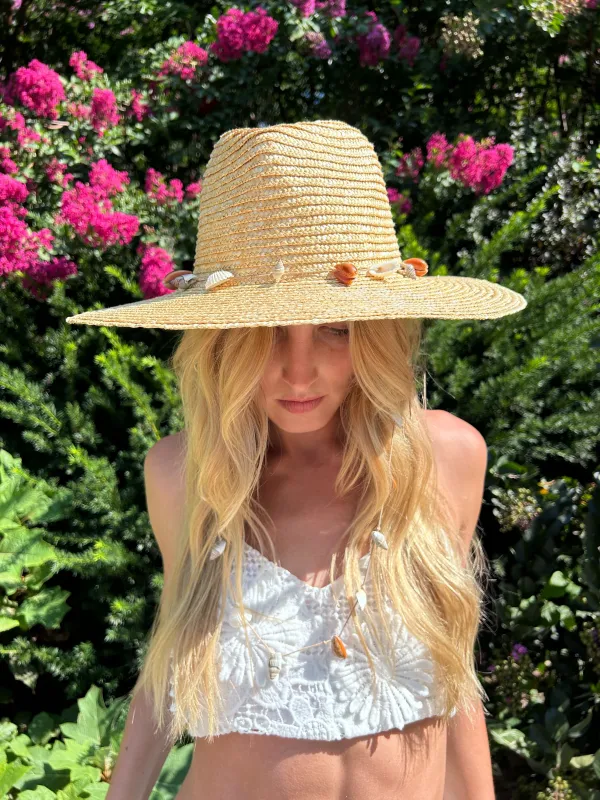 Shell Beach Fedora with Shells sold by jocelyn