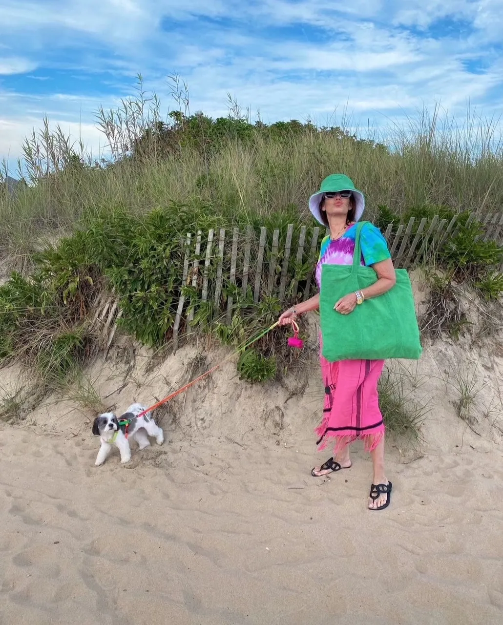 The Santorini Bucket Hat - Green sold by jocelyn product image thumbnail 2