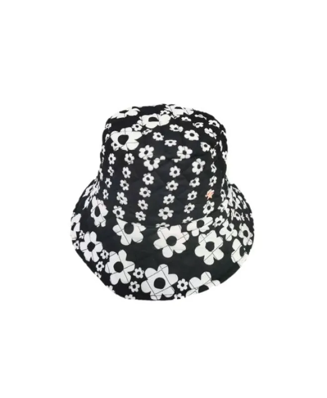The Blythe Floral Bucket Hat - Black sold by jocelyn