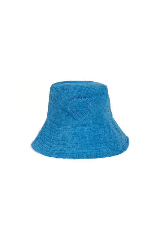 The Santorini Bucket Hat - Blue sold by jocelyn