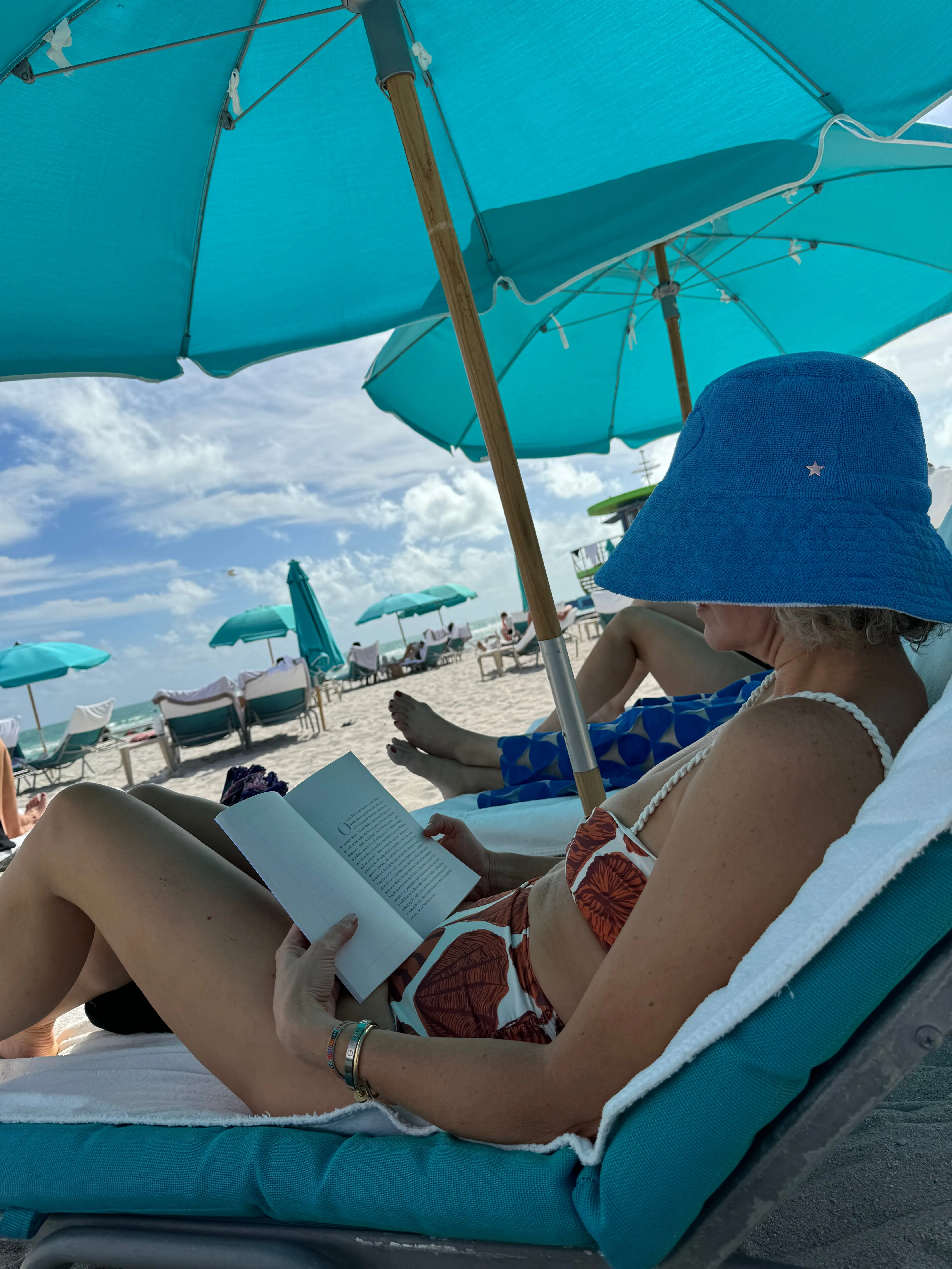 The Santorini Bucket Hat - Blue sold by jocelyn product image thumbnail 2