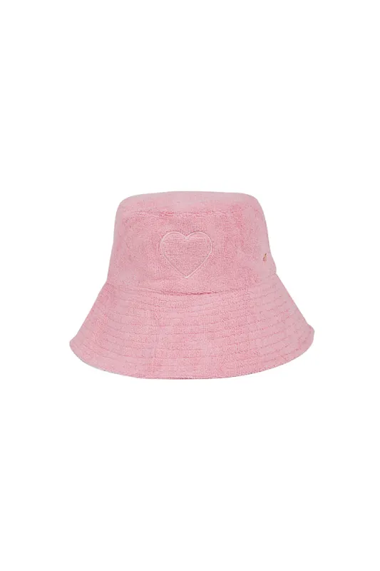 The Santorini Bucket Hat - Pink sold by jocelyn