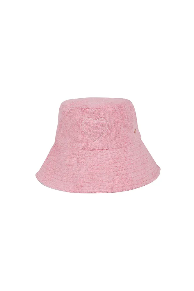 The Santorini Bucket Hat - Pink sold by jocelyn