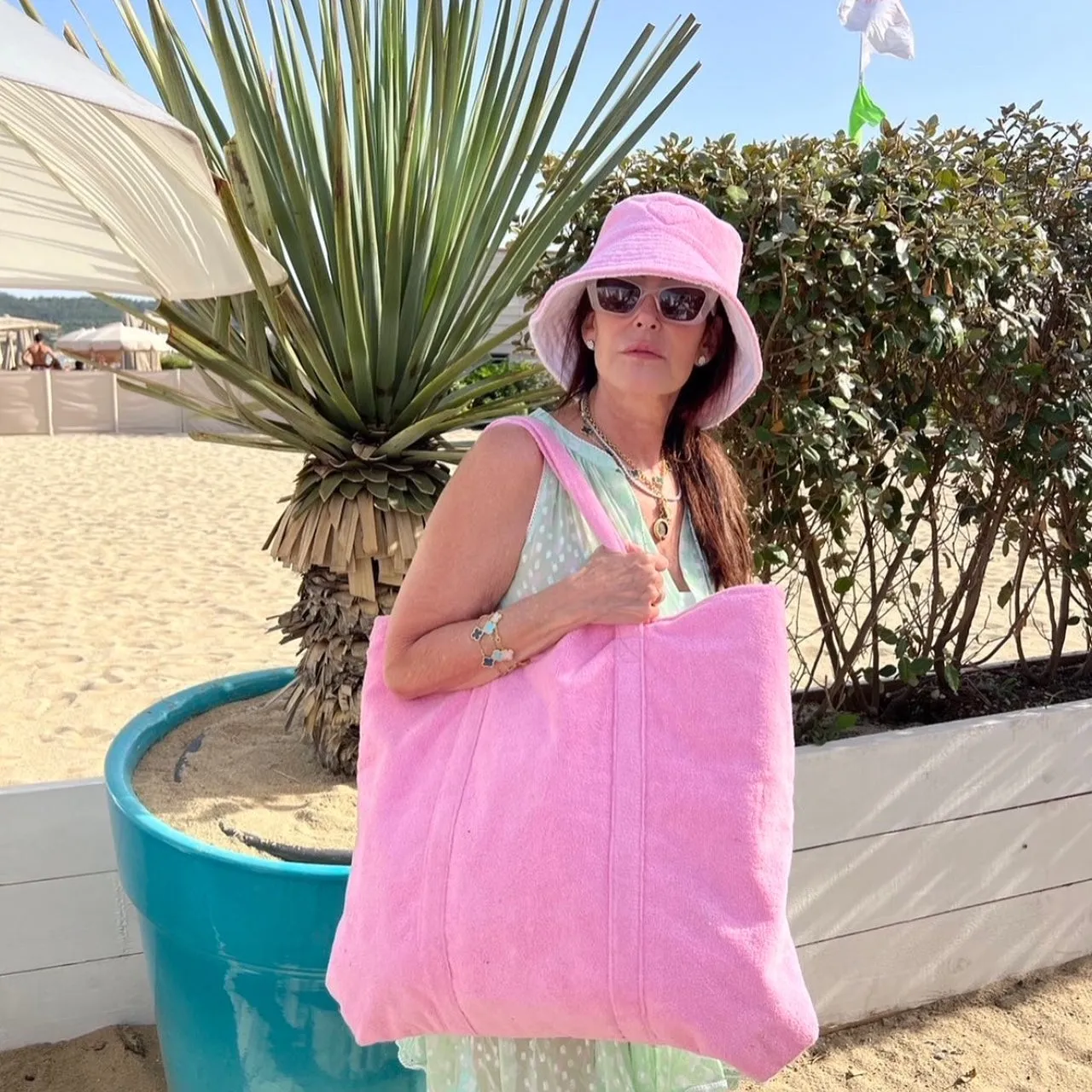 The Santorini Bucket Hat - Pink sold by jocelyn product image thumbnail 3