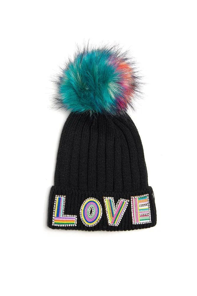 The Love Winter Hat -Black sold by jocelyn