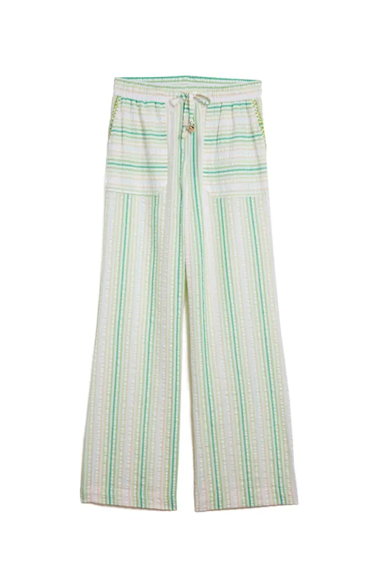 The Montauk Beach Pant - Green sold by jocelyn