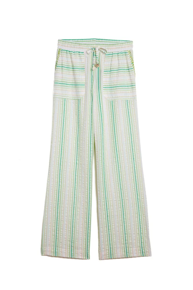 The Montauk Beach Pant - Green sold by jocelyn