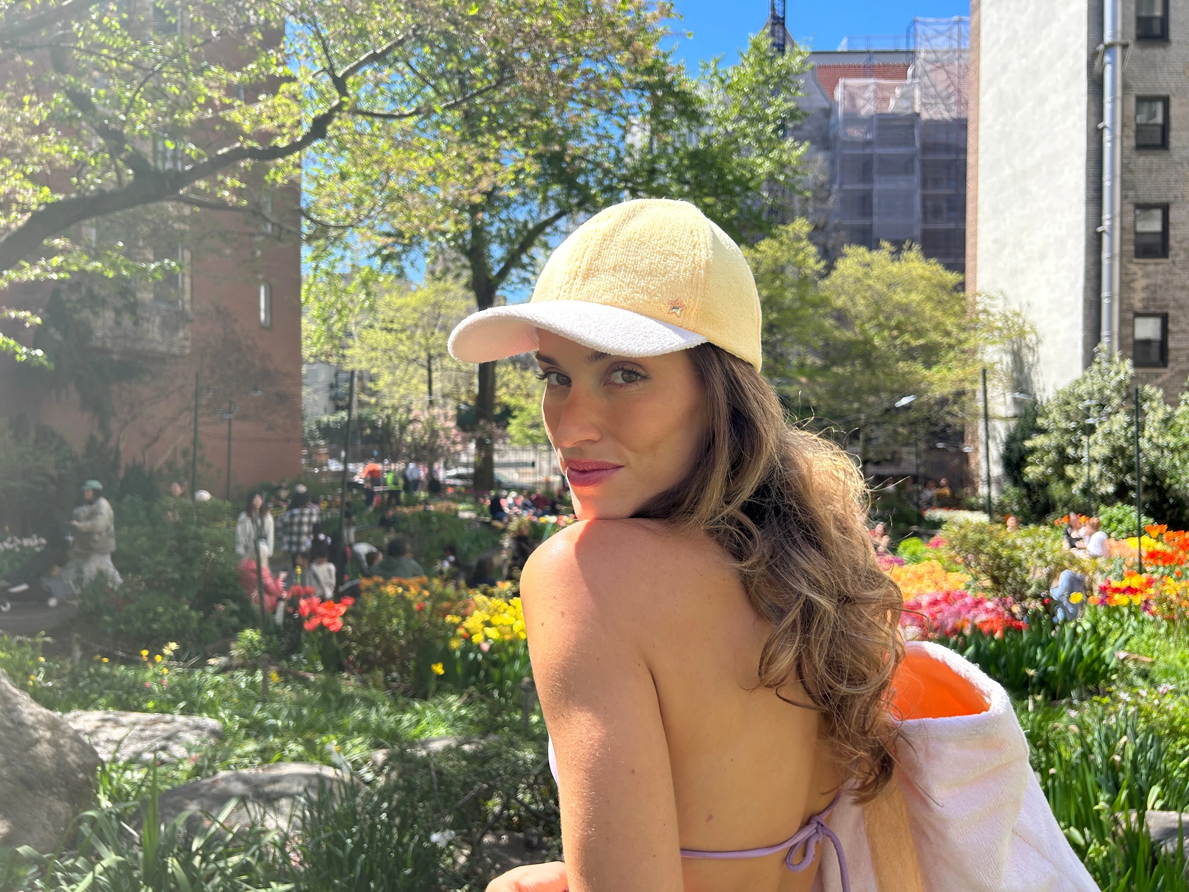 The Sagaponack Baseball Hat - Pink/Peach sold by jocelyn product image thumbnail 2