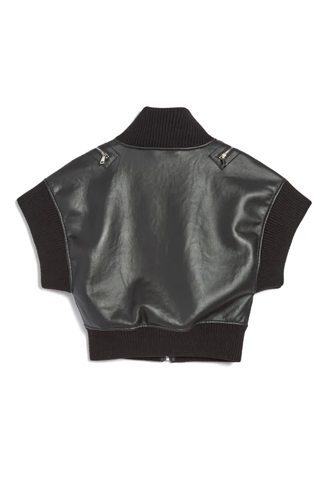 The Jill Bomber Vest Black sold by jocelyn product image thumbnail 4