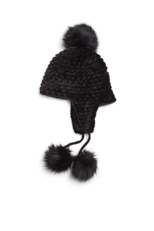 The Grossinger Trapper Hat- Black sold by jocelyn