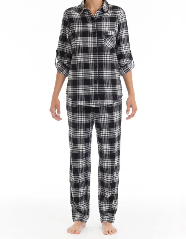 PYJAMA SET | BLACK TIE FLANNEL sold by Joe Boxer