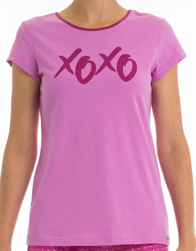 XOXO Scoop Neck Tee sold by Joe Boxer