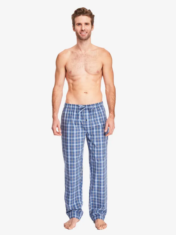 POPLIN PANT | LIGHT BLUE PLAID sold by Joe Boxer