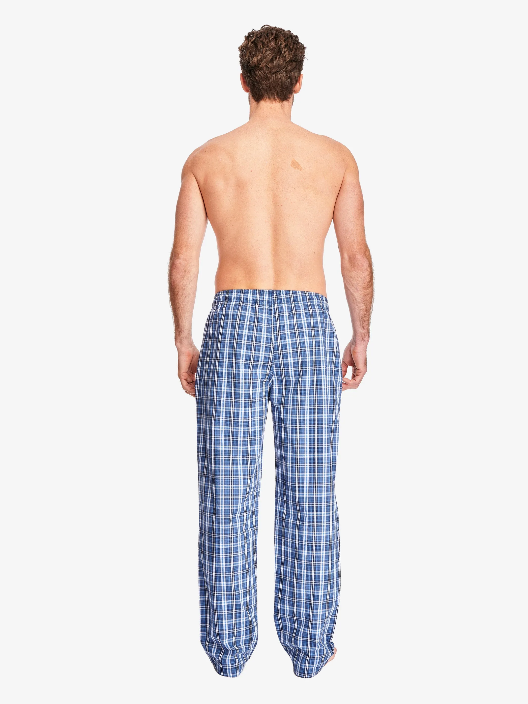 POPLIN PANT | LIGHT BLUE PLAID sold by Joe Boxer product image thumbnail 2