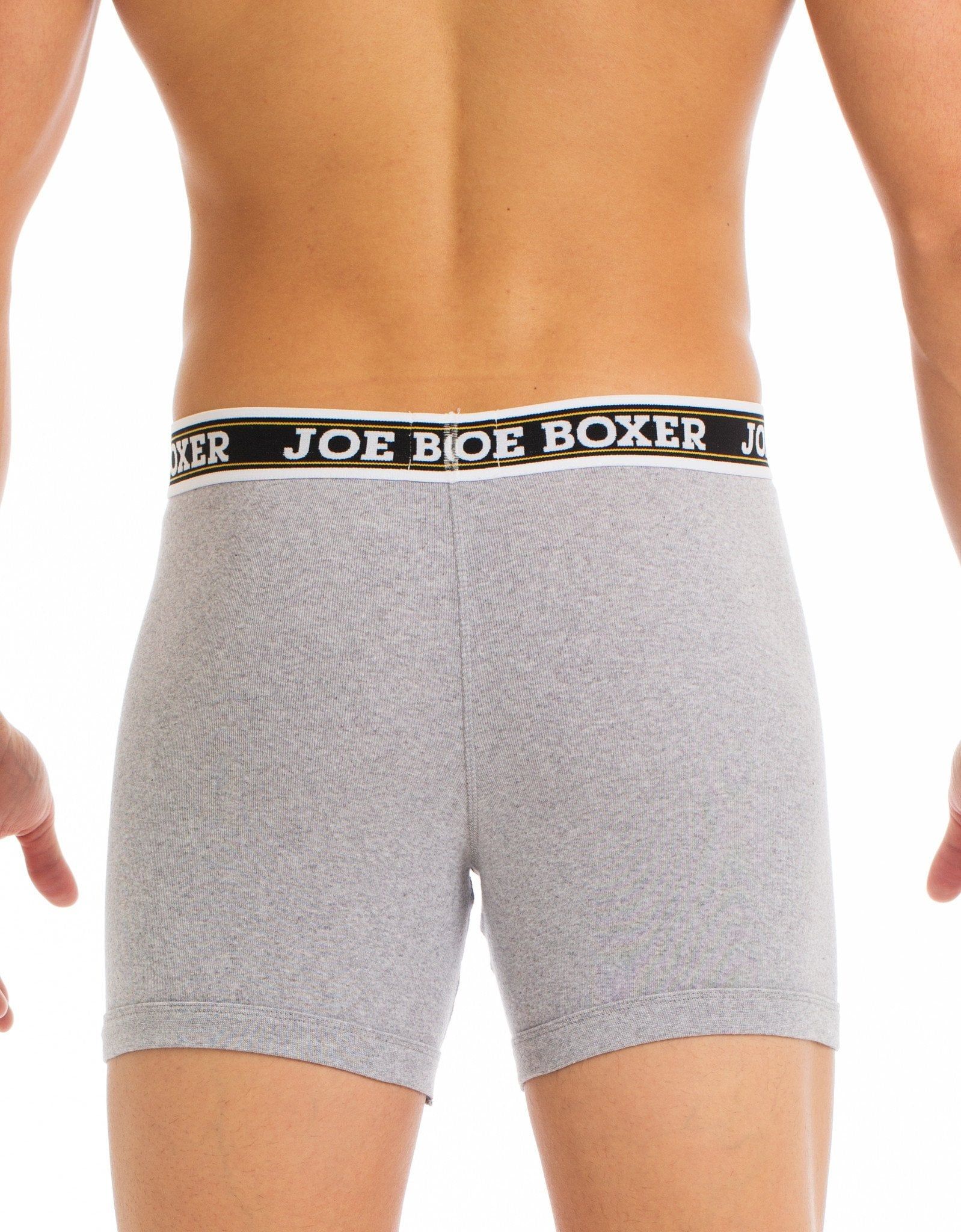 CLASSIC FIT COTTON – BOXER BRIEFS | 2-PACK GREY sold by Joe Boxer product image thumbnail 4