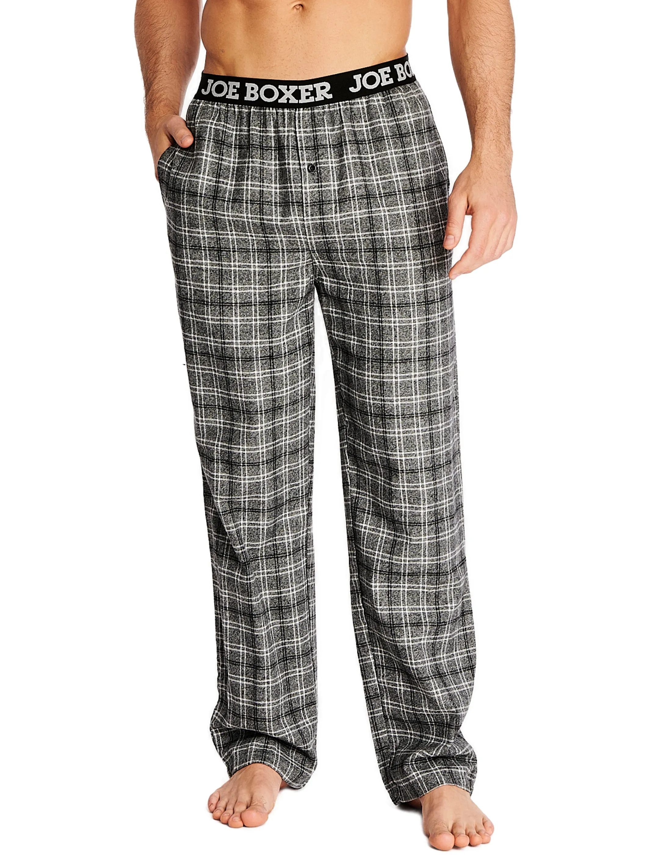 CLASSIC FLANNEL PANT | GREY MAKER PLAID sold by Joe Boxer
