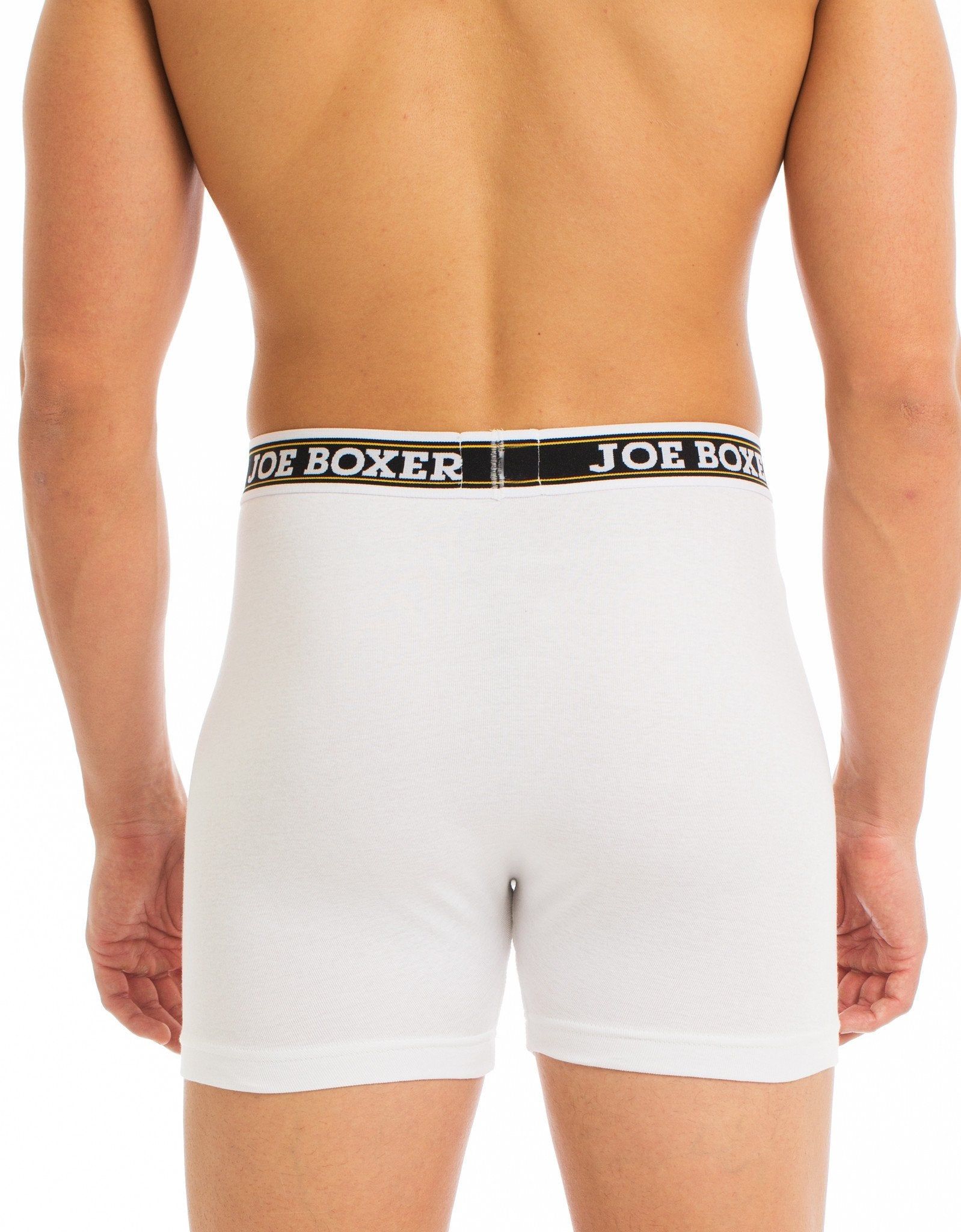 CLASSIC FIT COTTON – FITTED BOXER BRIEFS | 2-PACK WHITE sold by Joe Boxer product image thumbnail 4