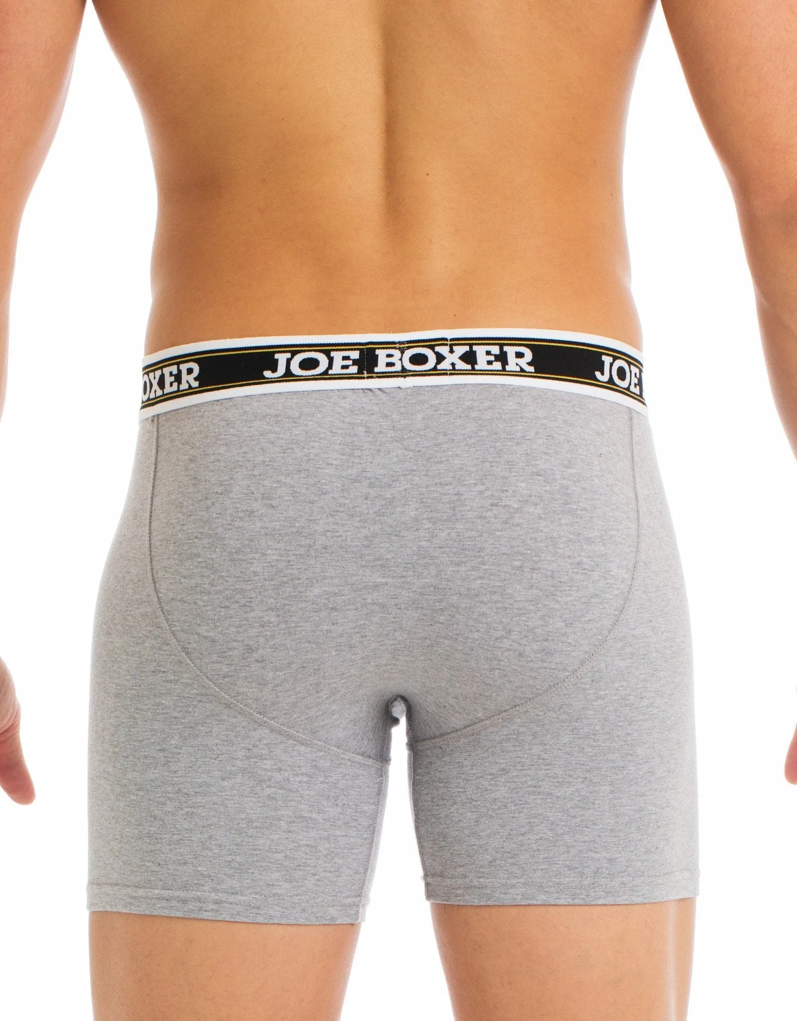 CLASSIC FIT STRETCH – BOXER BRIEFS | 6-PACK GREY sold by Joe Boxer product image thumbnail 3