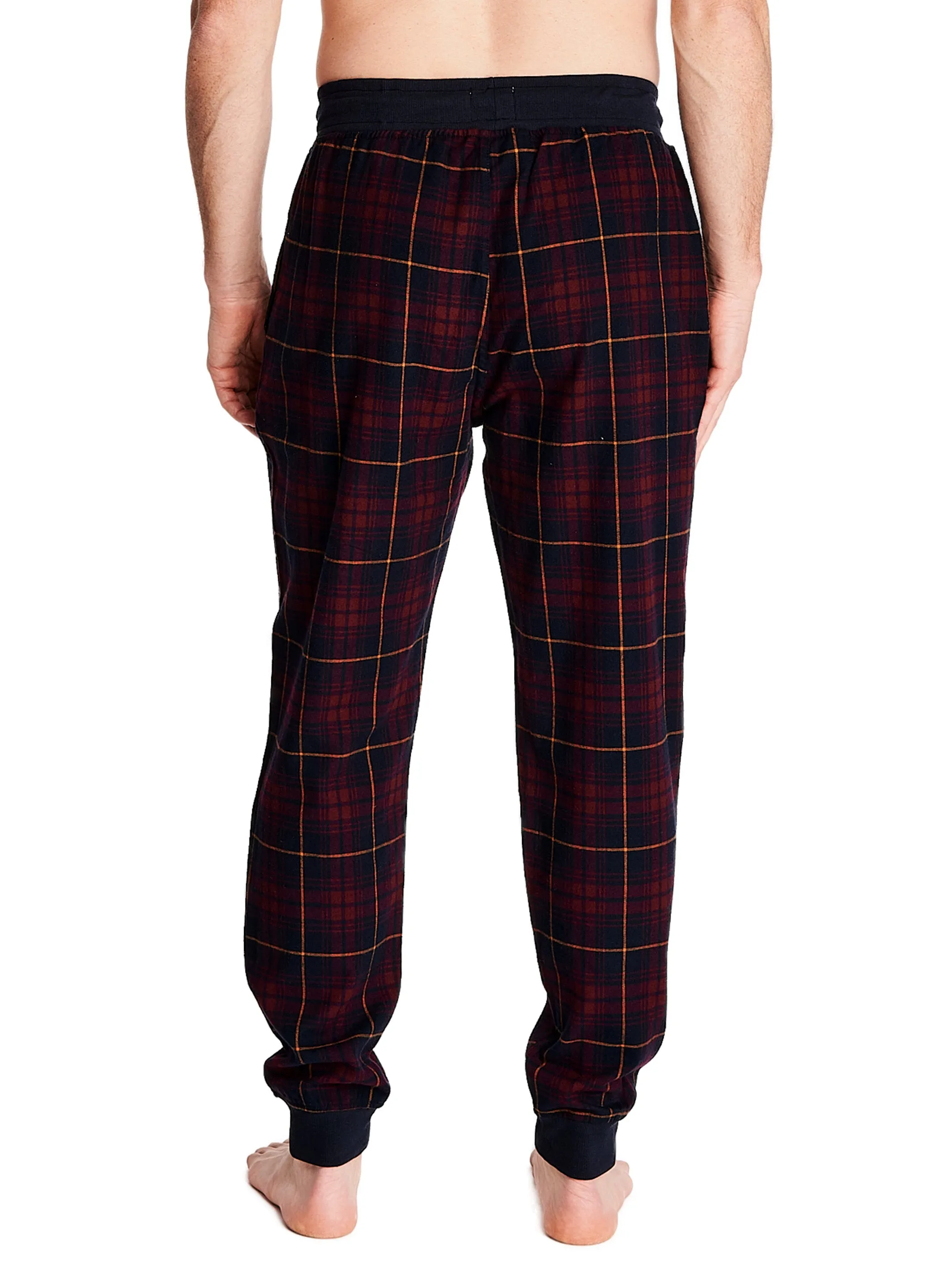 FLANNEL JOGGER | DEEP WISTERIA PLAID sold by Joe Boxer product image thumbnail 3