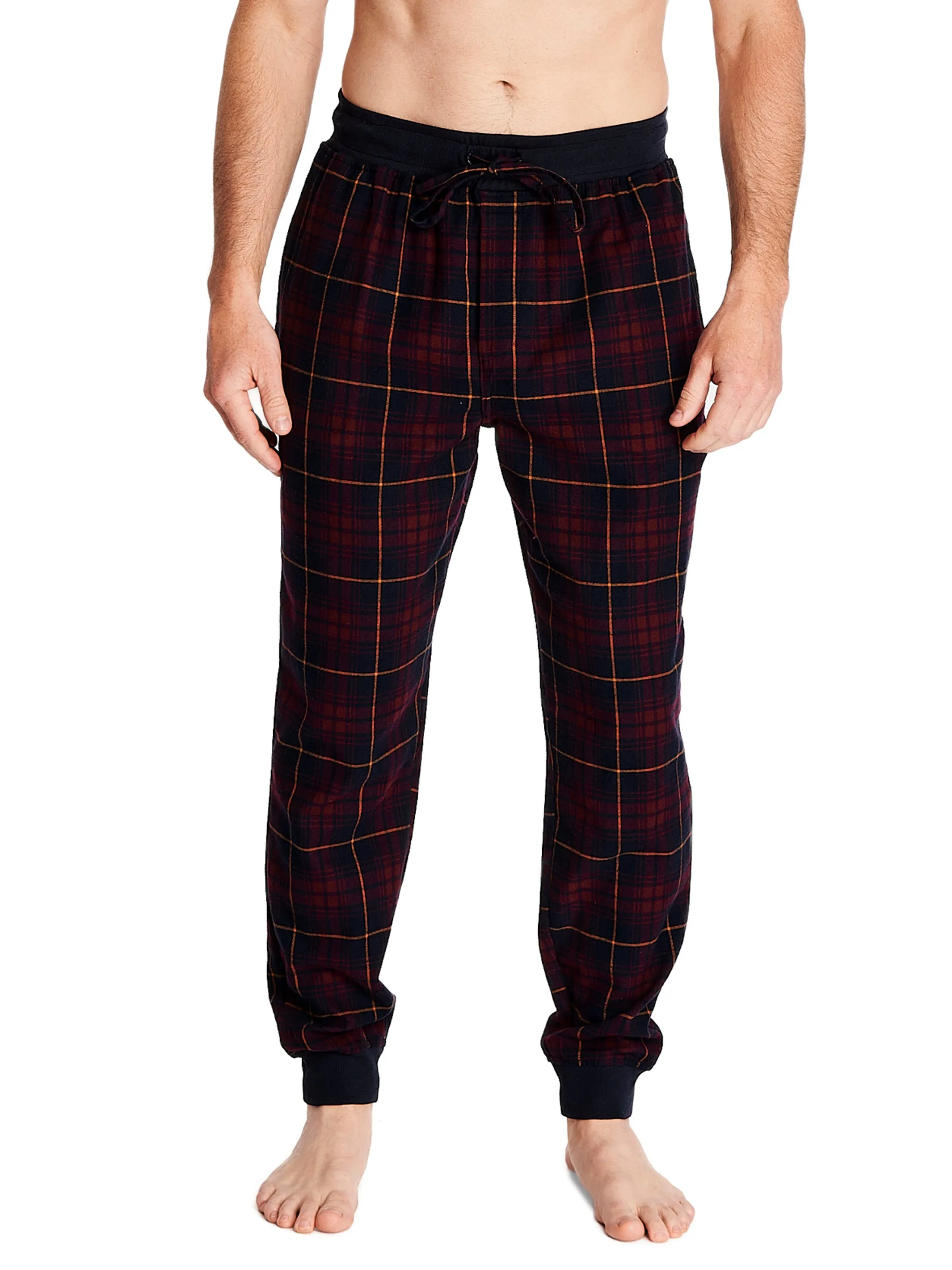 FLANNEL JOGGER | DEEP WISTERIA PLAID sold by Joe Boxer