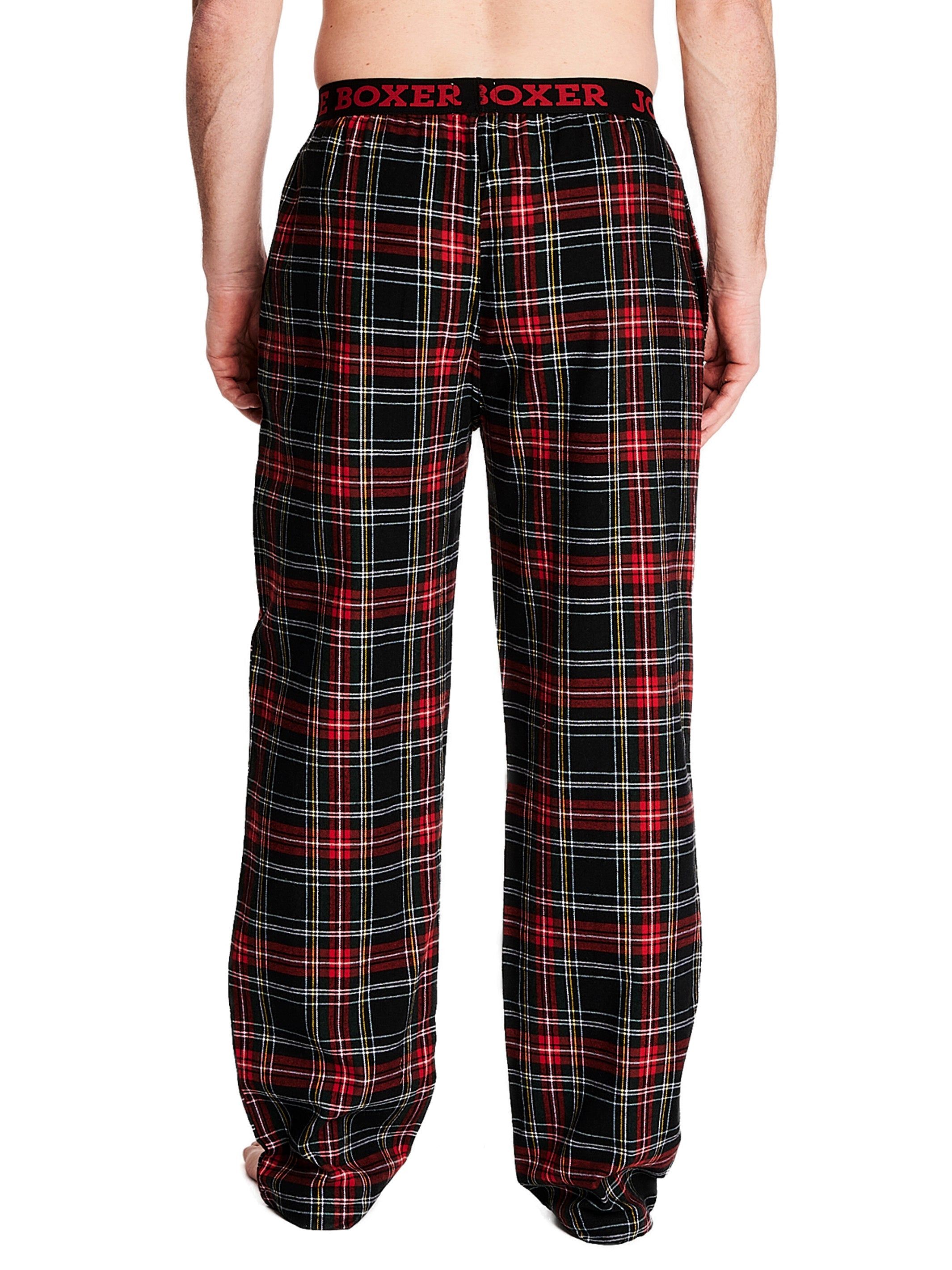 CLASSIC FLANNEL PANT | RED/BLACK PLAID sold by Joe Boxer product image thumbnail 3