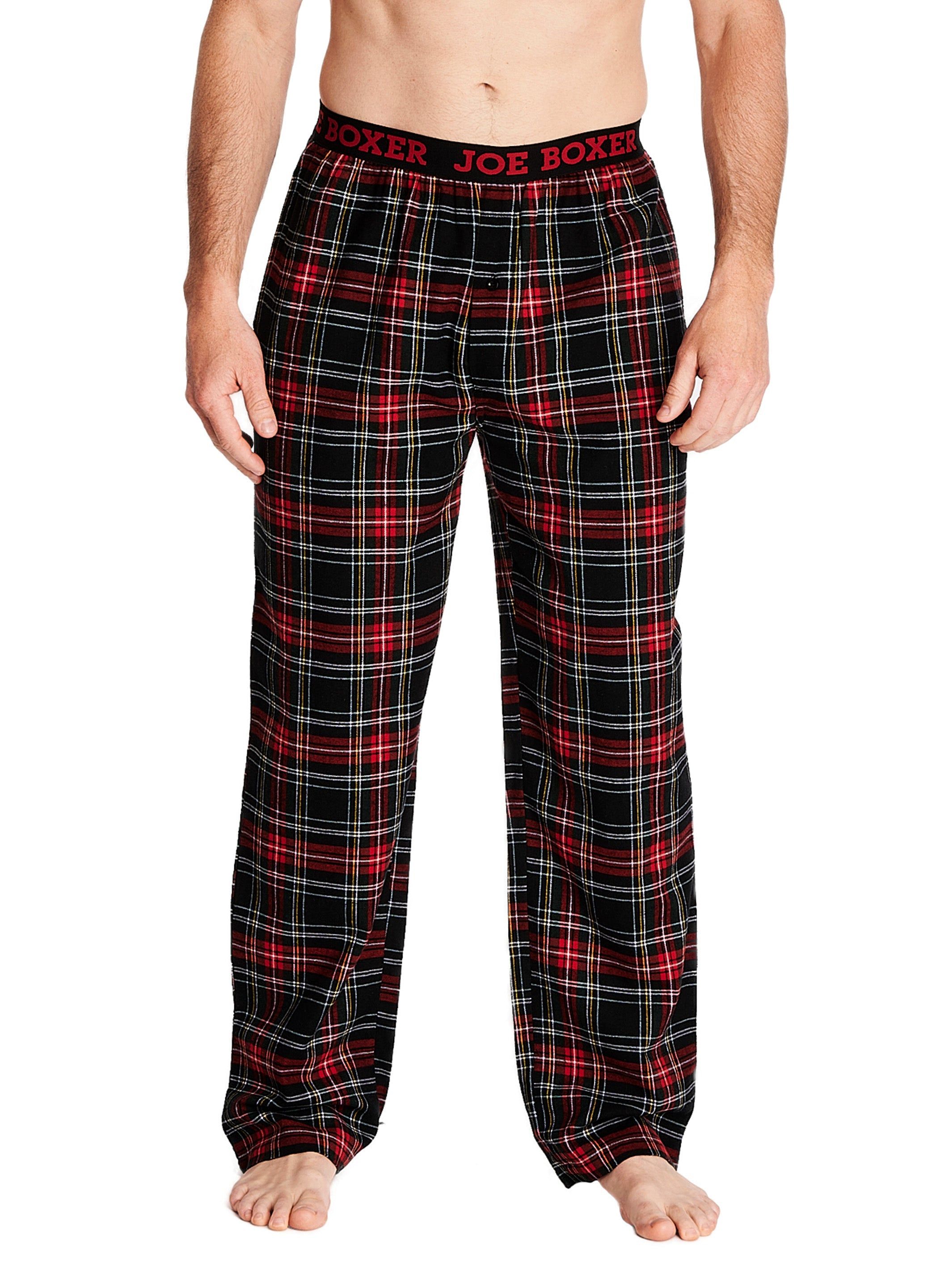 CLASSIC FLANNEL PANT | RED/BLACK PLAID sold by Joe Boxer