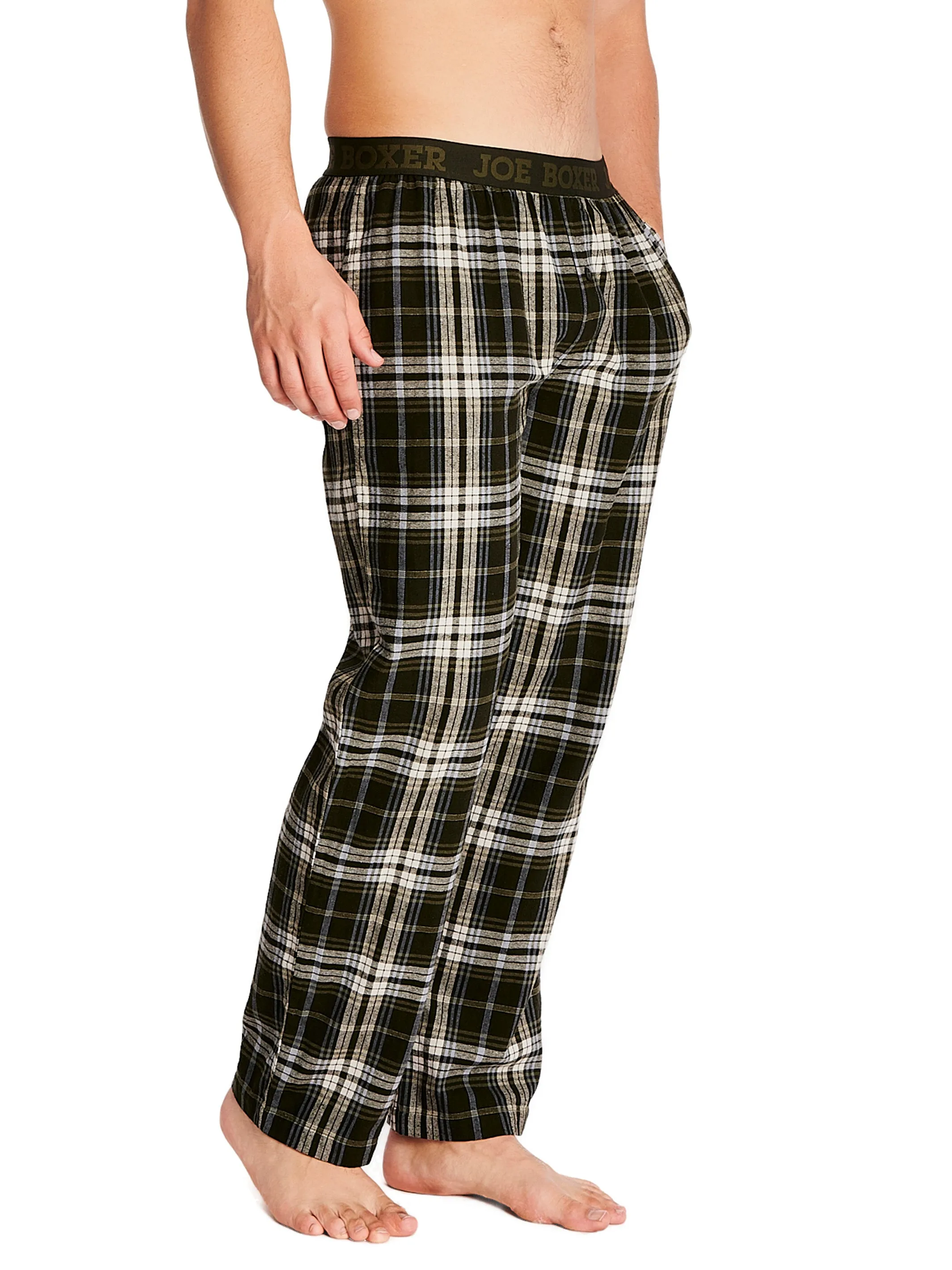 CLASSIC FLANNEL PANT | EVERGREEN PLAID sold by Joe Boxer product image thumbnail 2